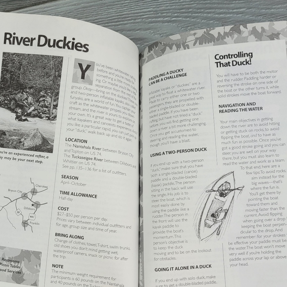 Western North Carolina Natural  Adventures Book - Outdoor Activities Mountains - Picture 5 of 7